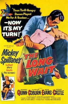 The Long Wait movie poster (1954) poster with hanger