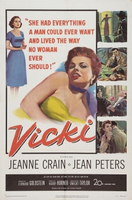 Vicki movie poster (1953) hoodie