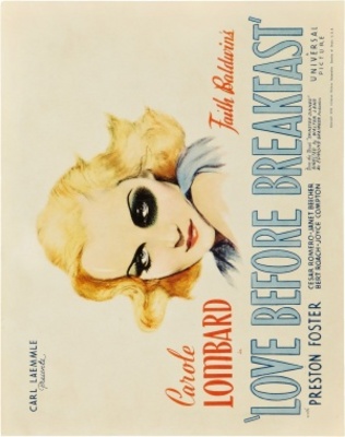 Love Before Breakfast movie poster (1936) wood print
