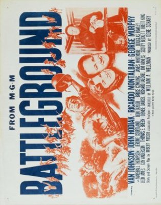 Battleground movie poster (1949) wooden framed poster