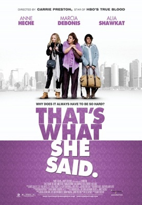 That's What She Said movie poster (2011) canvas poster