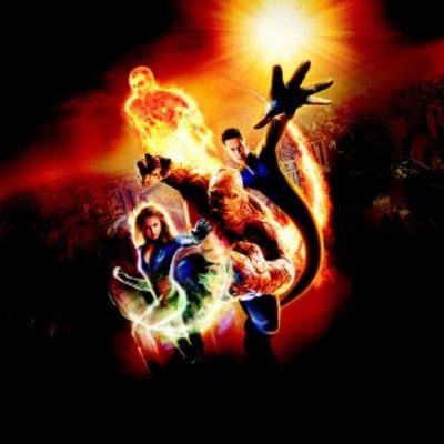 Fantastic Four movie poster (2005) metal framed poster
