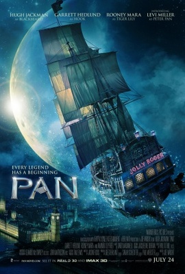Pan movie poster (2015) Stickers MOV_34de0dc7