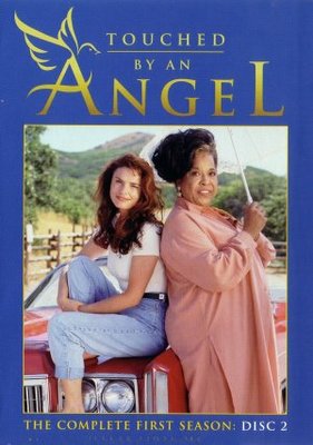 Touched by an Angel movie poster (1994) wooden framed poster