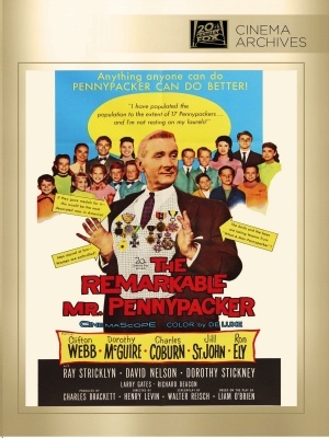 The Remarkable Mr. Pennypacker movie poster (1959) poster with hanger