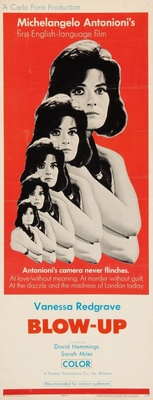 Blowup movie poster (1966) metal framed poster