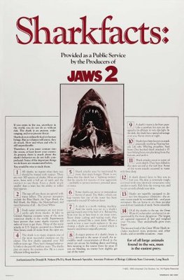Jaws 2 movie poster (1978) Stickers MOV_34f9dd54