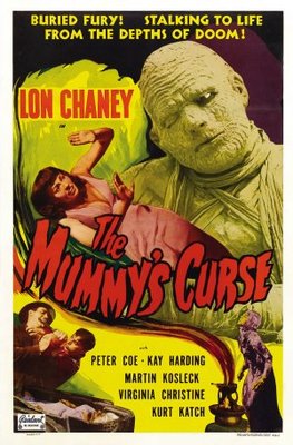 The Mummy's Curse movie poster (1944) poster