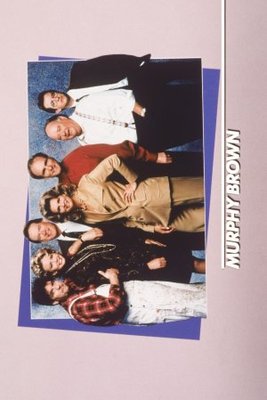 Murphy Brown movie poster (1988) wooden framed poster