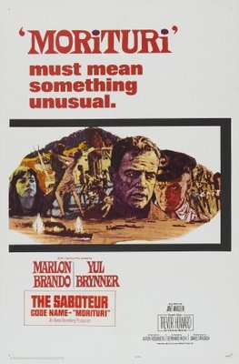 Morituri movie poster (1965) metal framed poster