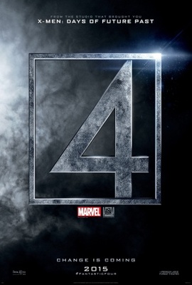 The Fantastic Four movie poster (2015) poster with hanger