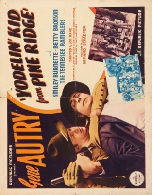 Yodelin' Kid from Pine Ridge movie poster (1937) wooden framed poster