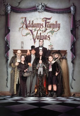 Addams Family Values movie poster (1993) metal framed poster