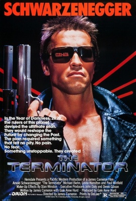 The Terminator movie poster (1984) Stickers MOV_35294a93
