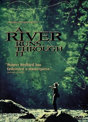 A River Runs Through It movie poster (1992) poster with hanger