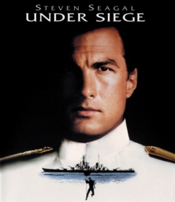 Under Siege movie poster (1992) wooden framed poster