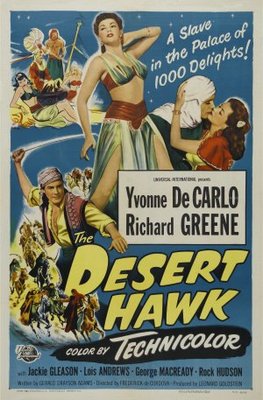 The Desert Hawk movie poster (1950) poster with hanger