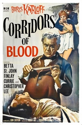 Corridors of Blood movie poster (1958) wood print