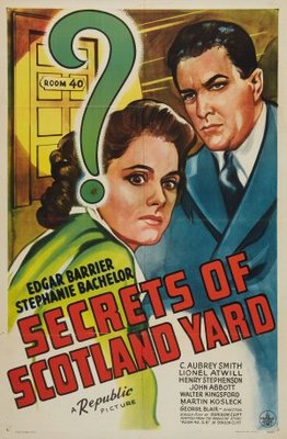Secrets of Scotland Yard movie poster (1944) poster