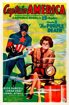 Captain America movie poster (1944) poster with hanger