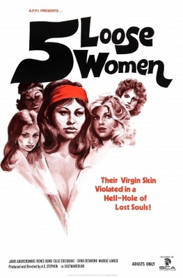 Five Loose Women movie poster (1974) canvas poster