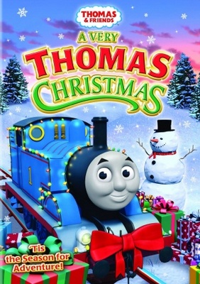 Thomas & Friends: A Very Thomas Christmas movie poster (2012) Stickers MOV_35a62489