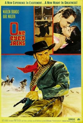 One-Eyed Jacks movie poster (1961) wooden framed poster