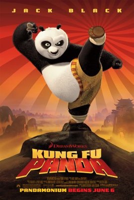 Kung Fu Panda movie poster (2008) Stickers MOV_35b70595