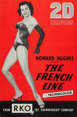 The French Line movie poster (1953) poster with hanger