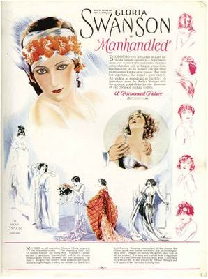 Manhandled movie poster (1924) Stickers MOV_35d9f0c3