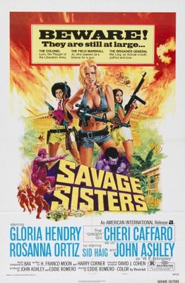 Savage Sisters movie poster (1974) tote bag