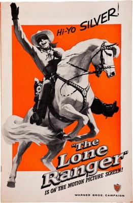 The Lone Ranger movie poster (1956) canvas poster