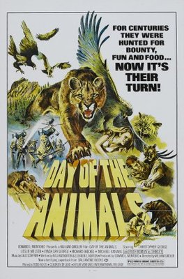 Day of the Animals movie poster (1977) wooden framed poster