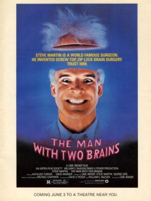 The Man with Two Brains movie poster (1983) poster with hanger
