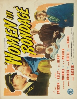 Women in Bondage movie poster (1943) metal framed poster