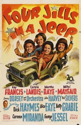 Four Jills in a Jeep movie poster (1944) Tank Top