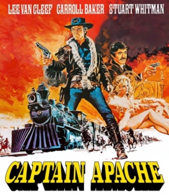 Captain Apache movie poster (1971) canvas poster