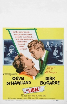 Libel movie poster (1959) wood print
