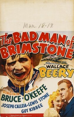 The Bad Man of Brimstone movie poster (1937) mouse pad