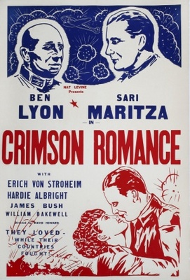 Crimson Romance movie poster (1934) canvas poster