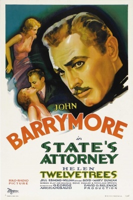 State's Attorney movie poster (1932) Stickers MOV_36733a23