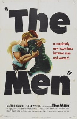 The Men movie poster (1950) wooden framed poster