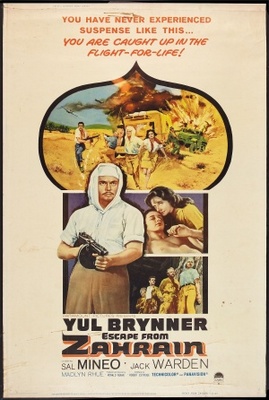 Escape from Zahrain movie poster (1962) tote bag
