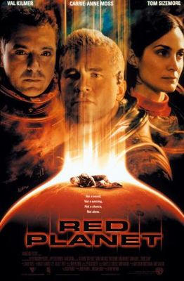 Red Planet movie poster (2000) wood print