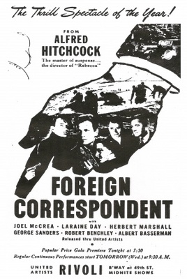 Foreign Correspondent movie poster (1940) puzzle MOV_36a02c05