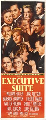 Executive Suite movie poster (1954) poster