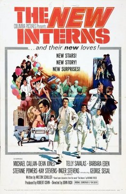 The New Interns movie poster (1964) pillow