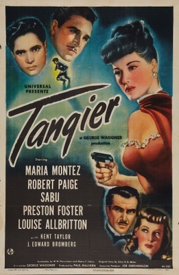 Tangier movie poster (1946) canvas poster