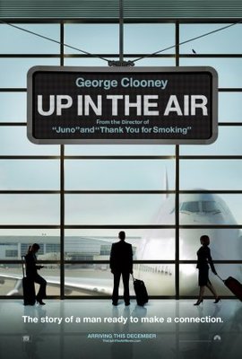 Up in the Air movie poster (2009) wooden framed poster