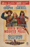 North West Mounted Police movie poster (1940) t-shirt #706126